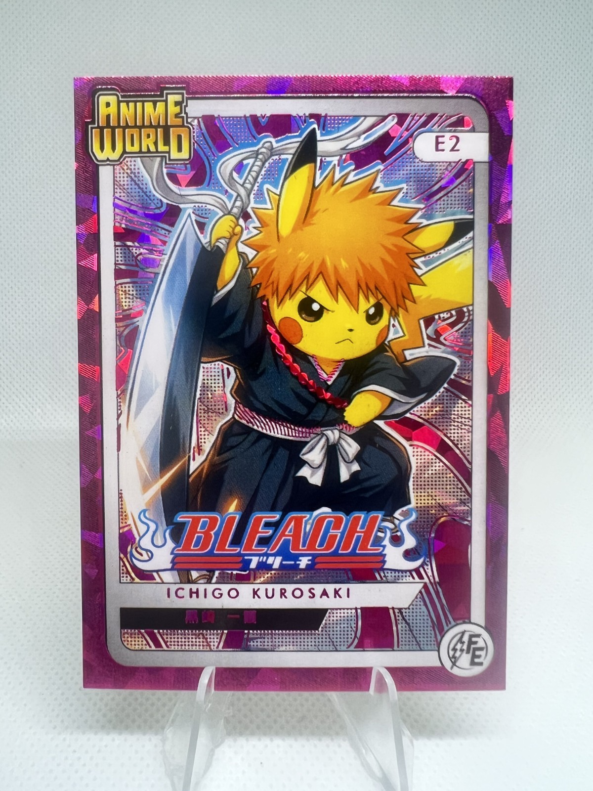 Ichigo Kurosaki (Bleach) #E2 – Purple Holo – Pikachu Cosplay Anime World