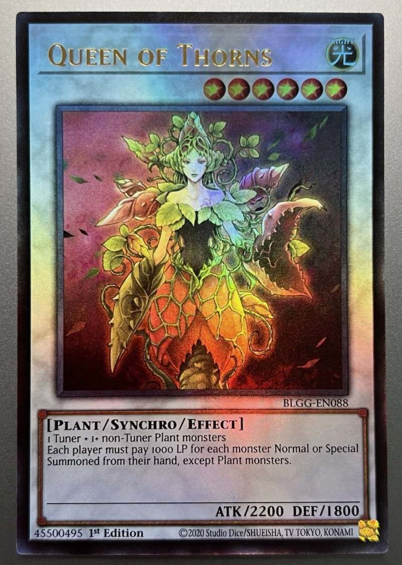 Queen of Thorns – BLGG-EN088 – Ultra Rare – Glorious Gallery – NM/M