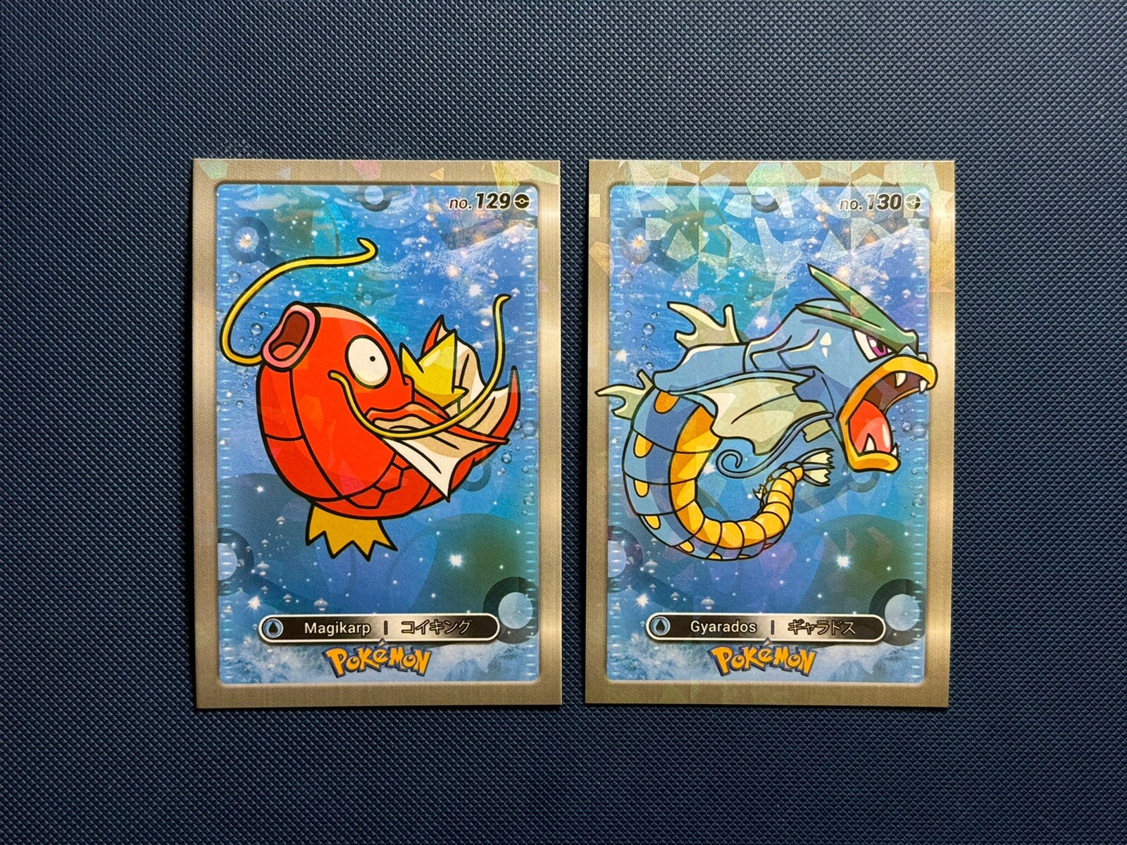 Pokemon Database Set Magikarp Gyarados Cracked Ice Holo 2 Card Set