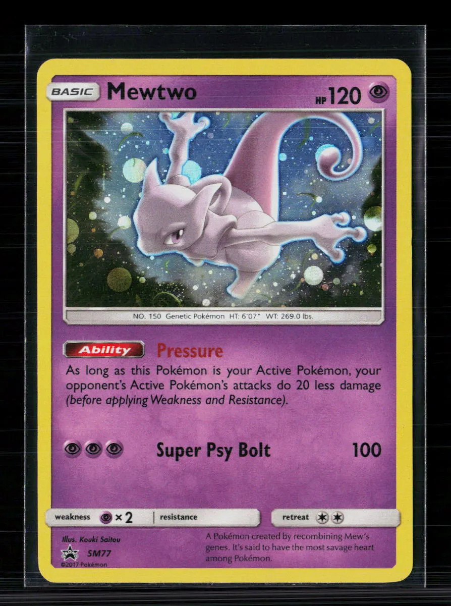 Pokemon 2017 Sun & Moon Mewtwo #SM77