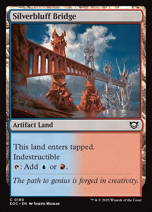 Silverbluff Bridge 180 C Normal EOC MTG NM