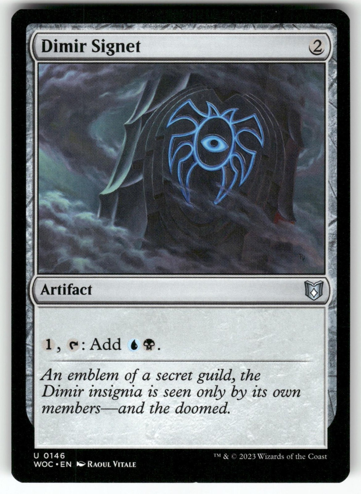MAGIC: THE GATHERING DIMIR SIGNET 146 UNCOMMON COMMANDER: WILDS OF ELDRAINE NM