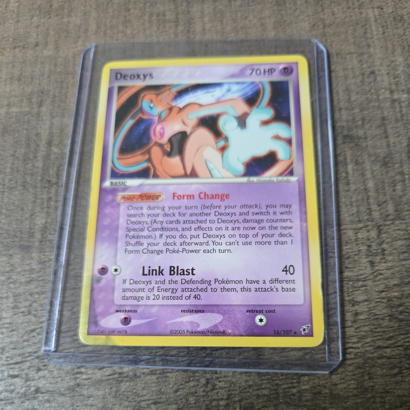 Deoxys – (EX Deoxys) 16/107 Deck Exclusives Holo