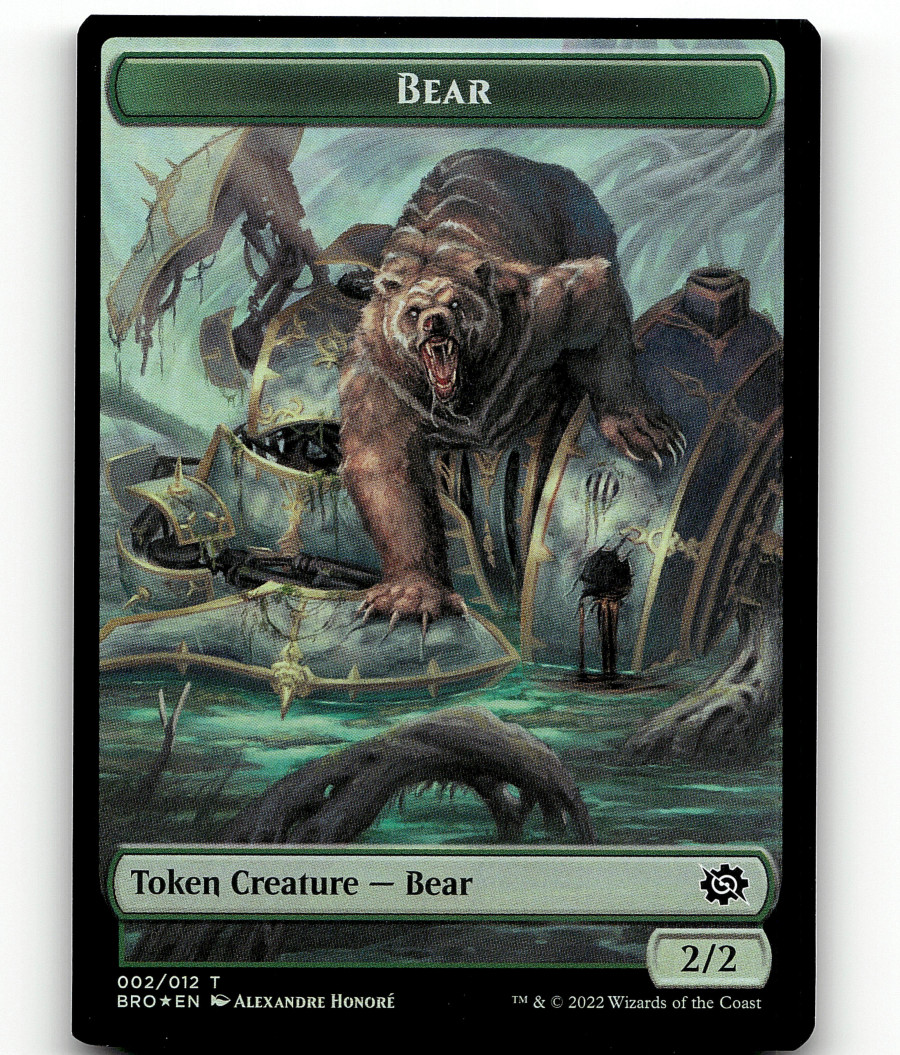 MTG Powerstone Bear FOIL The Brothers’ War Token
