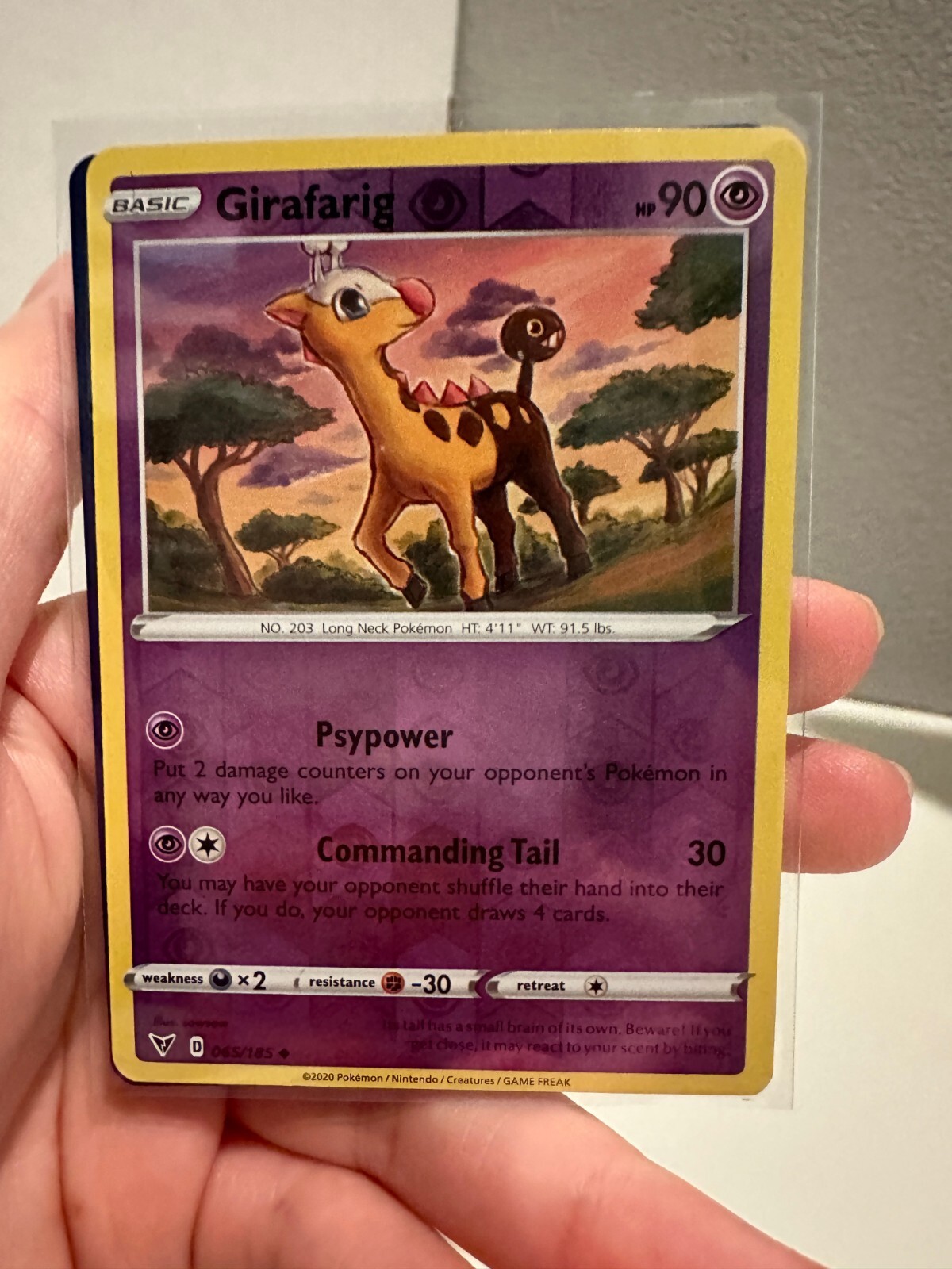 2x Girafarig 65/185 Reverse Holo Rares TCG Pokemon NM 313#114-115
