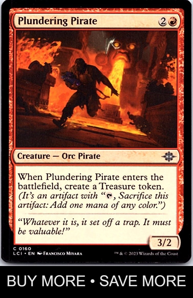 Plundering Pirate LP The Lost Caverns of Ixalan MTG
