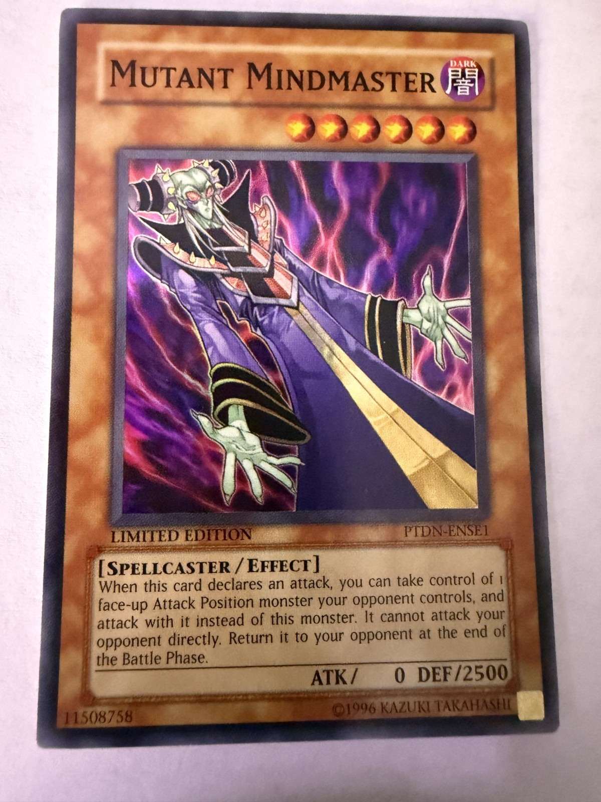 Yugioh – Mutant Mindmaster – Super – Limited – PTDN-ENSE1 – LP