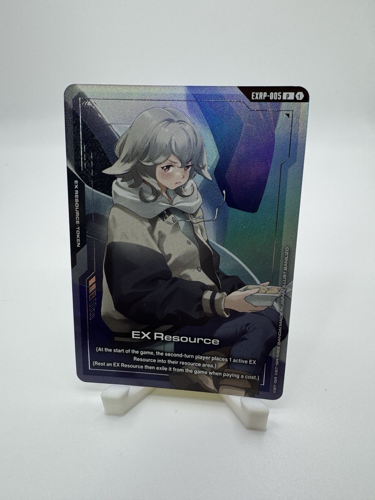 Gundam Card Game EX Resource EXRP-005 P Promo Foil Resource Token