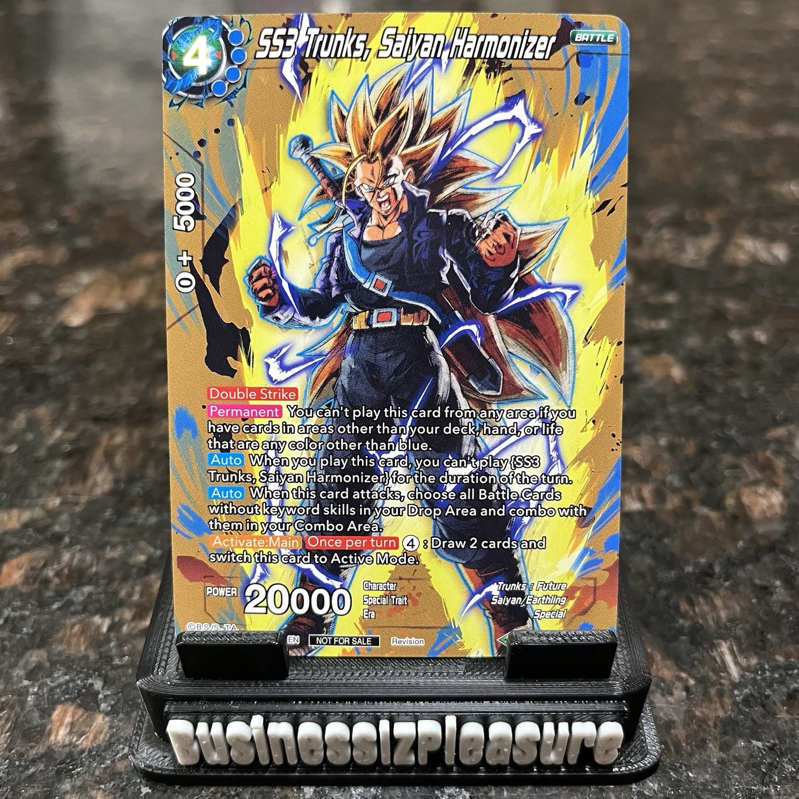 SS3 Trunks Saiyan Harmonizer BT7-126 Non Foil Dragon Ball Super Card Game | NM
