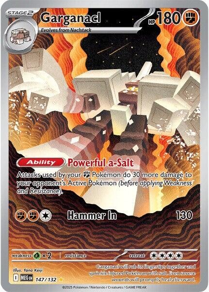 Pokémon TCG – Garganacl – 147/132 – Mega Evolution