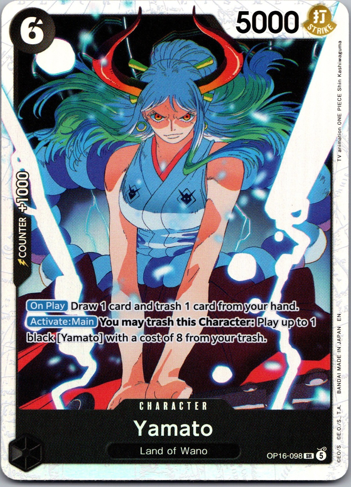 Yamato (098) Foil SR The Time of Battle OP16-098 NM