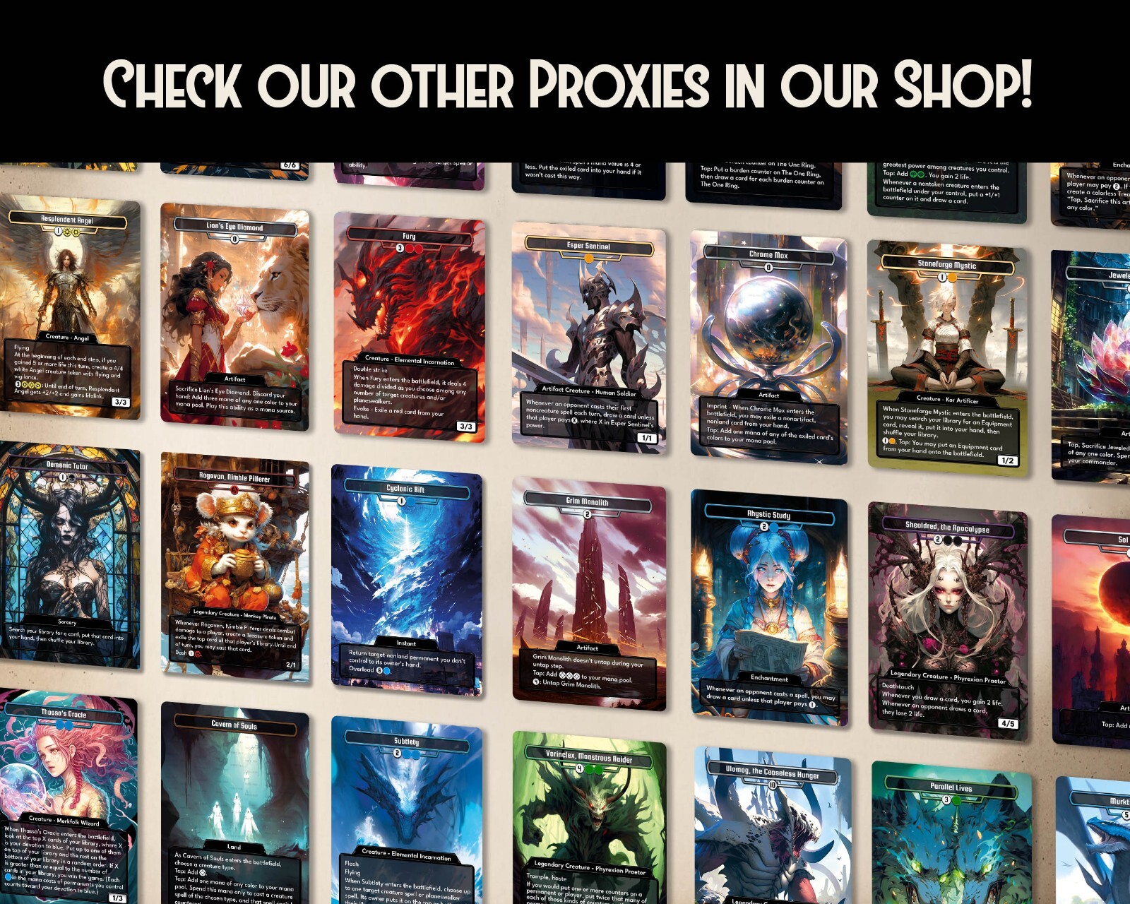 Shock Lands Christmas Edition – 10x MTG Custom Cards Age Full Art