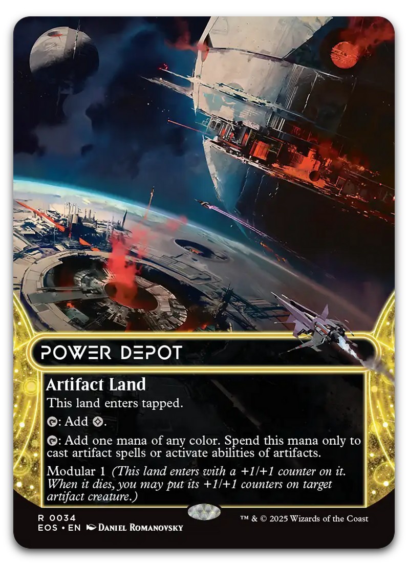 Power Depot (0034) (Borderless) #34 (NM) Edge of Eternities EOS Magic MTG