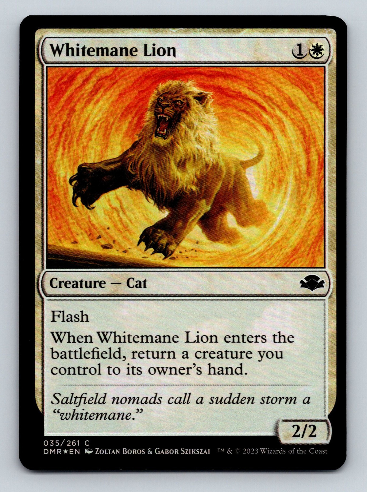 Whiteman Lion FOIL – Pack Fresh/NM