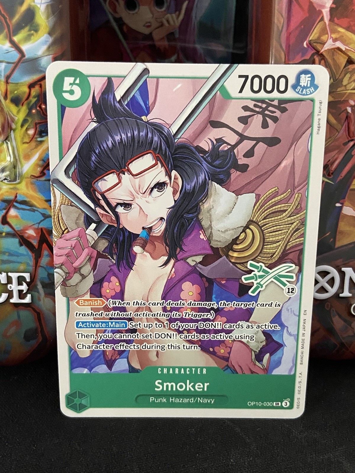 Smoker (Zoro Deck) OP10-030 SR Regular One Piece LT-01 – Free Shipping