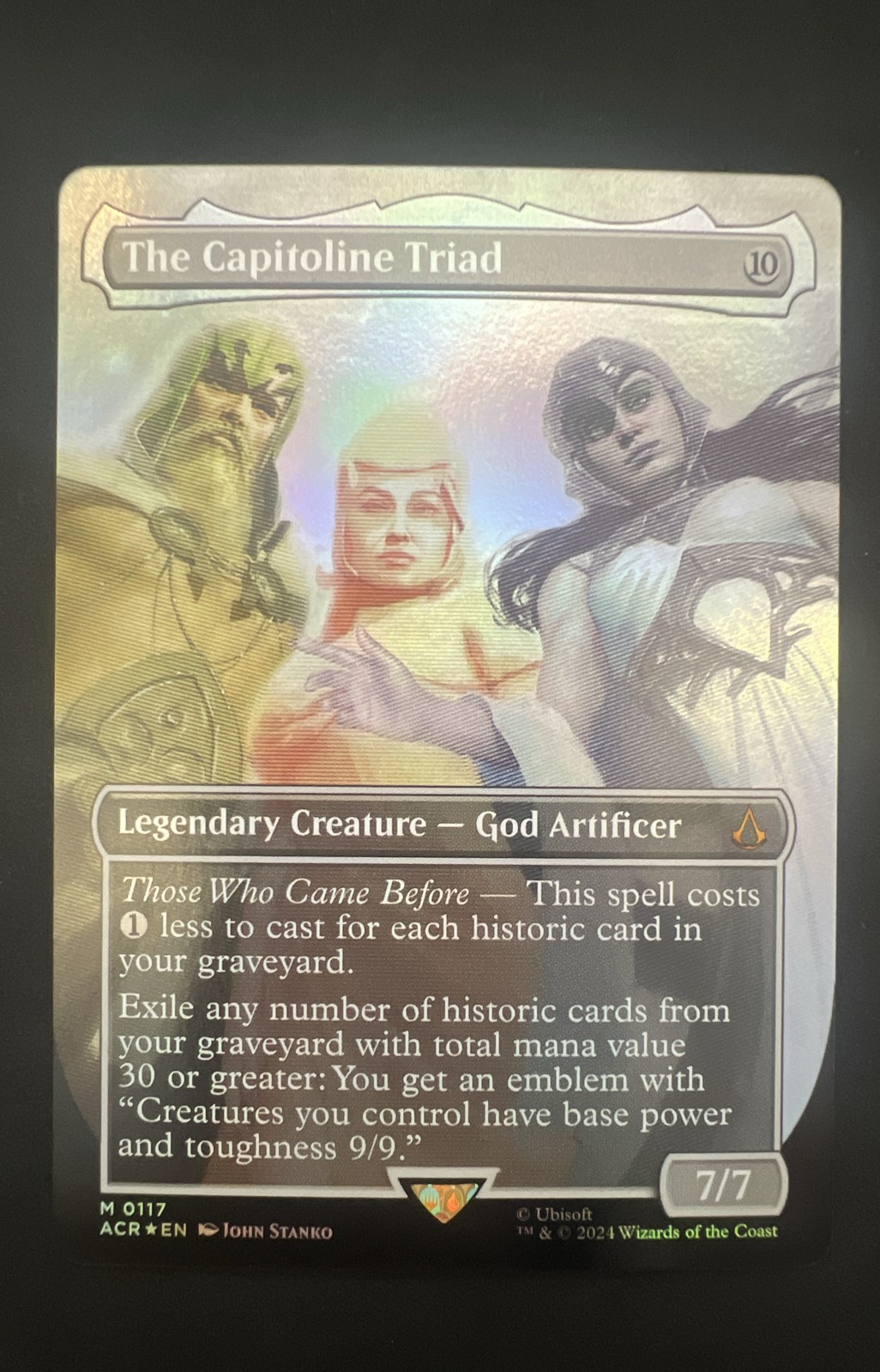 The Capitoline Triad (Borderless) Universes Beyond: Assassin’s Creed Foil