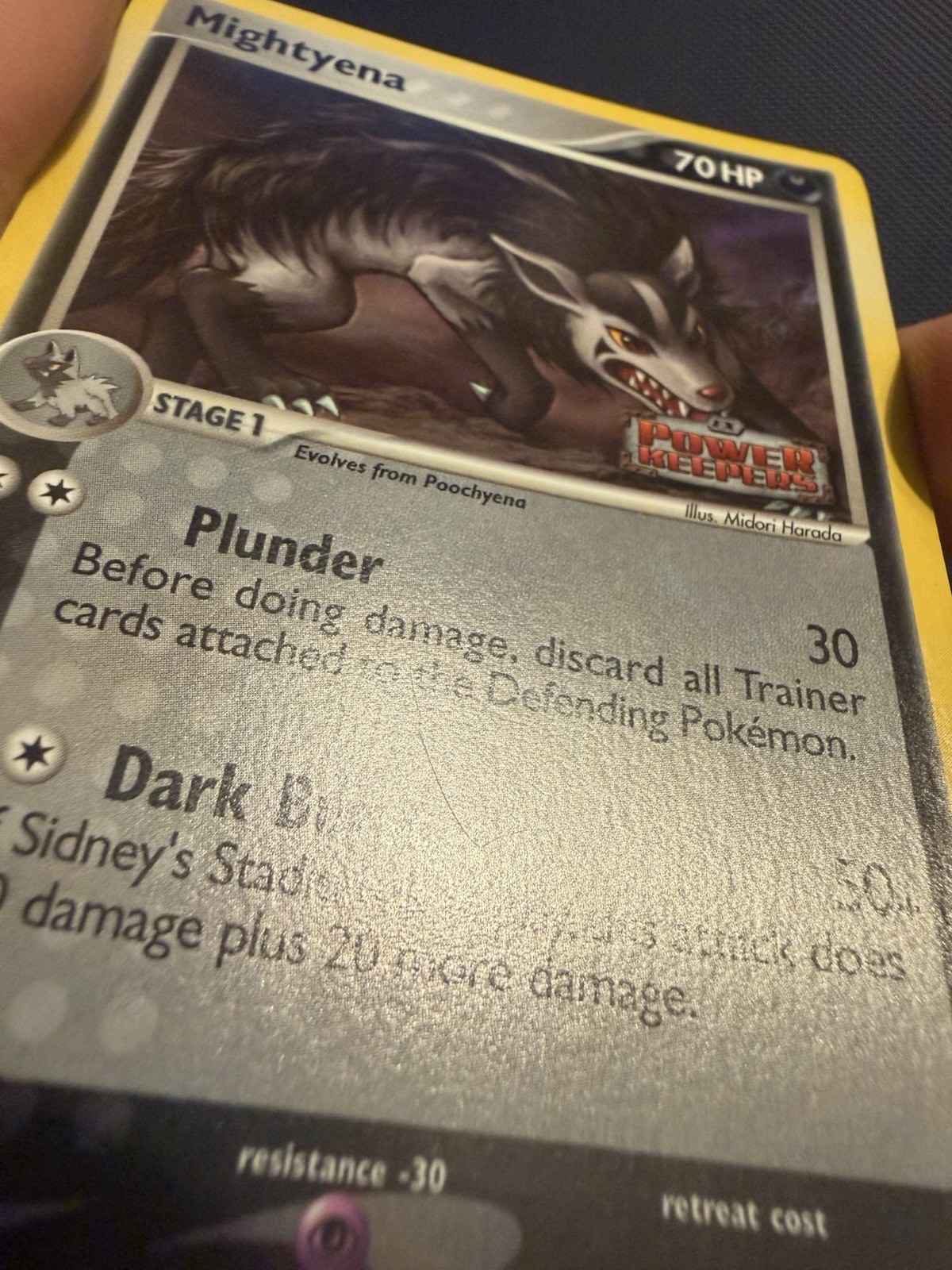 Mightyena 18/108 Power Keepers Reverse Holo