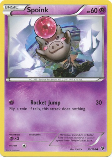 Spoink – 30/124 – Common – Near Mint