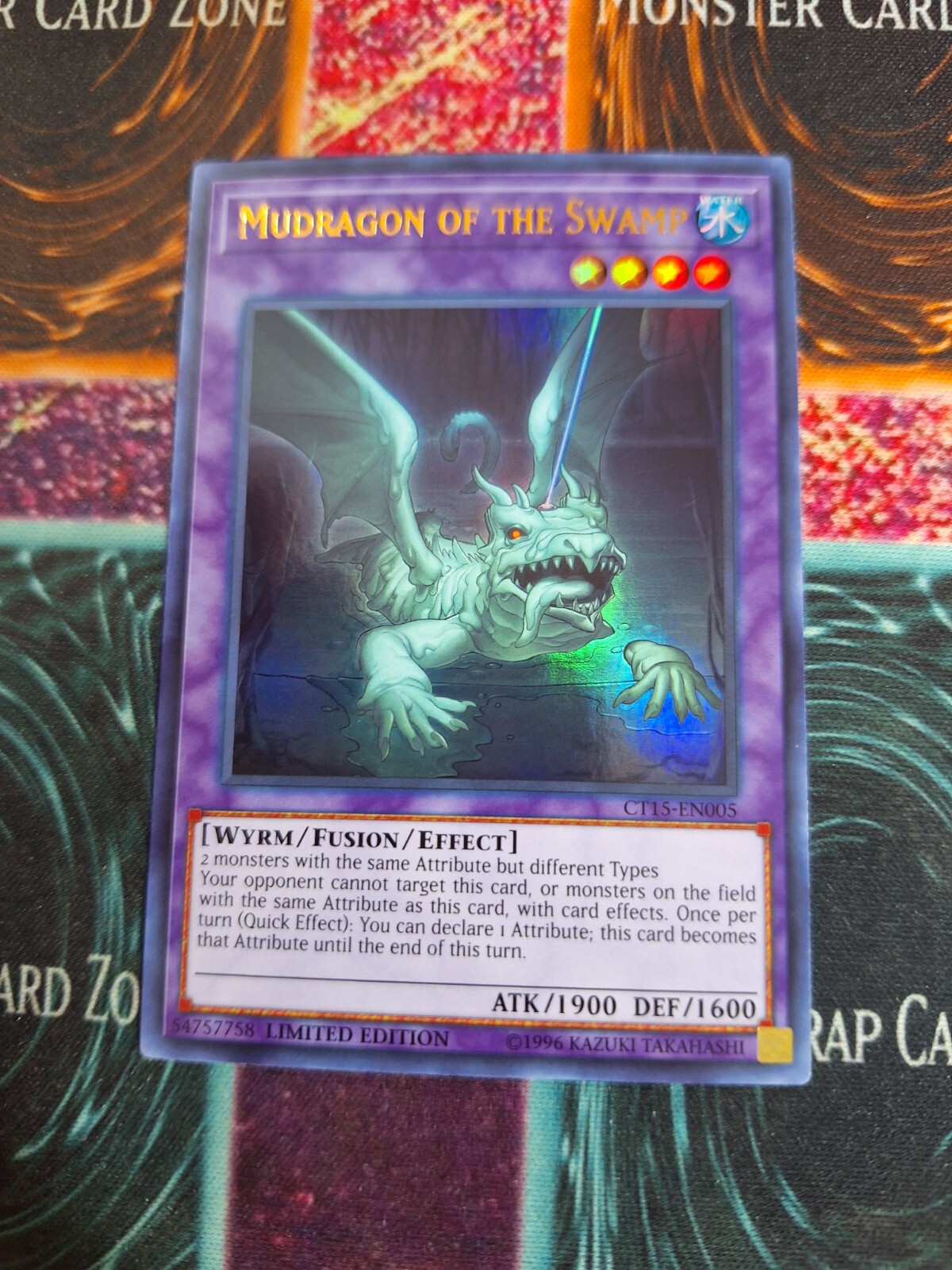 Yu-Gi-Oh! TCG Mudragon of the Swamp CT15-EN005 Ultra Rare Limited Near Mint a1/