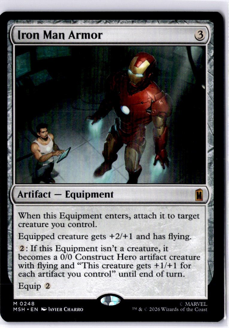 Iron Man Armor Marvel Super Heroes Regular NM M 0248