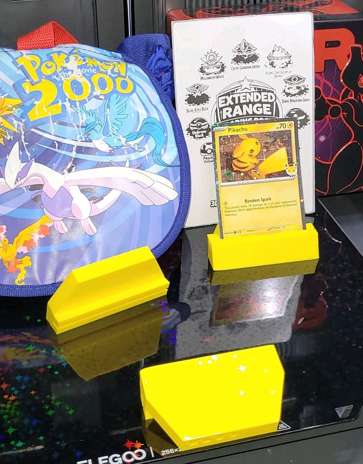 Pikachu Yellow E.R.T.P. Stand Pokemon Day 051/162 30th Anniversary *Display *