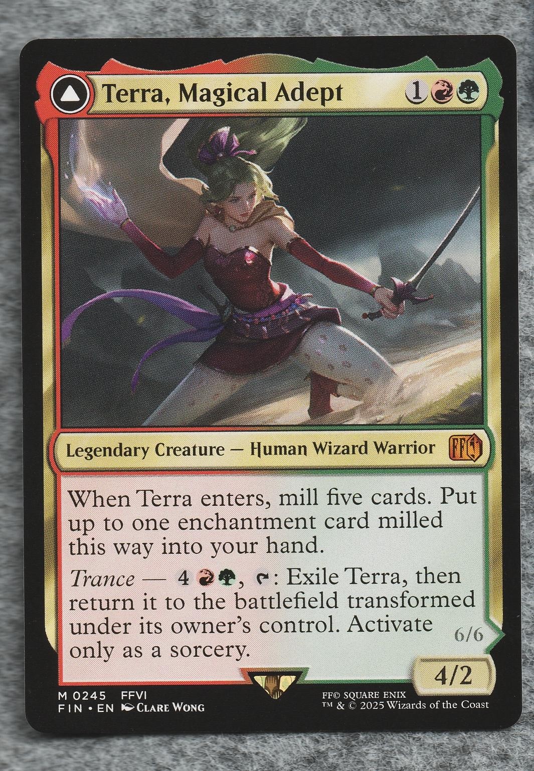 Terra, Magical Adept 245 Mythic FINAL FANTASY Magic: The Gathering Near Mint