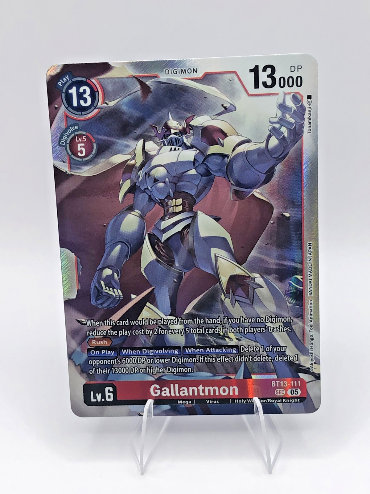 Digimon Card Game Gallantmon – BT13-111 (Reprint) Generation BT13-111
