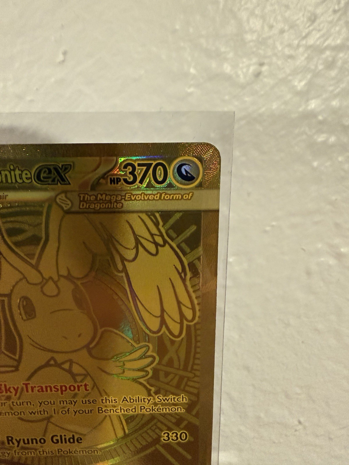 Mega Dragonite Ex Gold Hyper Rare 295/217 Pokemon TCG Ascended Heroes Mint