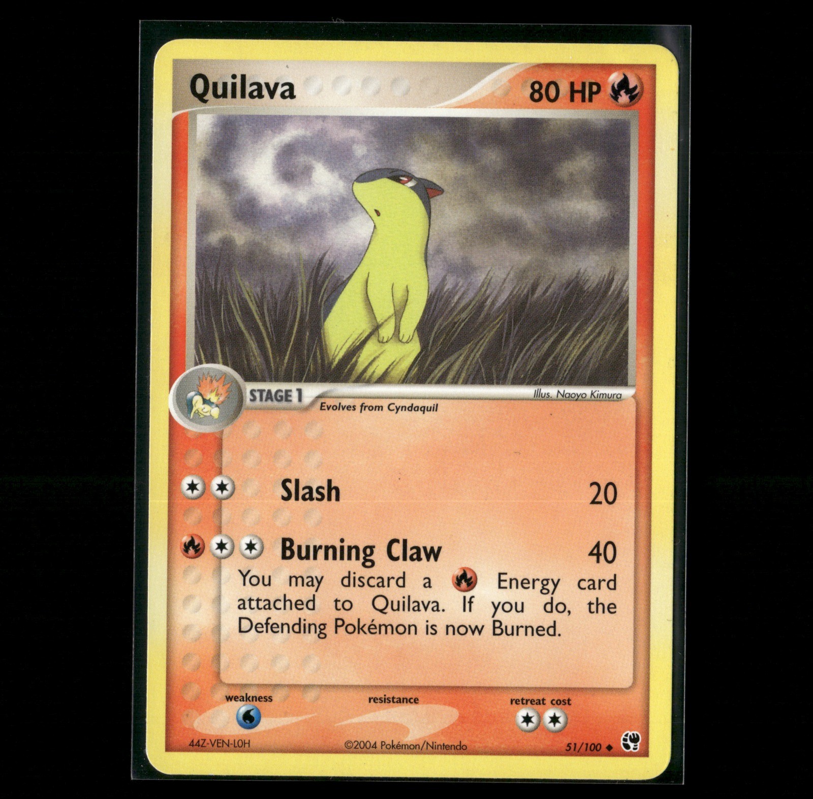Quilava Uncommon 51 EX Battle Stadium 2004 MP PLANETA Tsuji