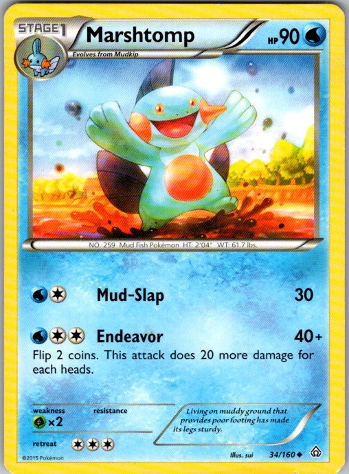 XY – Primal Clash #34/160 Marshtomp
