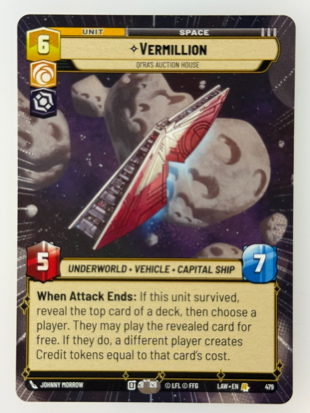 Star Wars Unlimited – Vermillion Hyperspace 479
