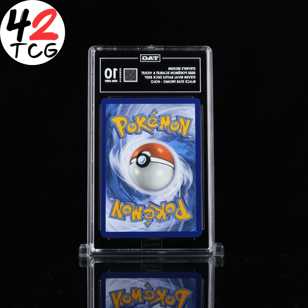 TAG Gem Mint 10 Steven’s Beldum 207 Black Star Promo Pokémon Rival Battle Deck
