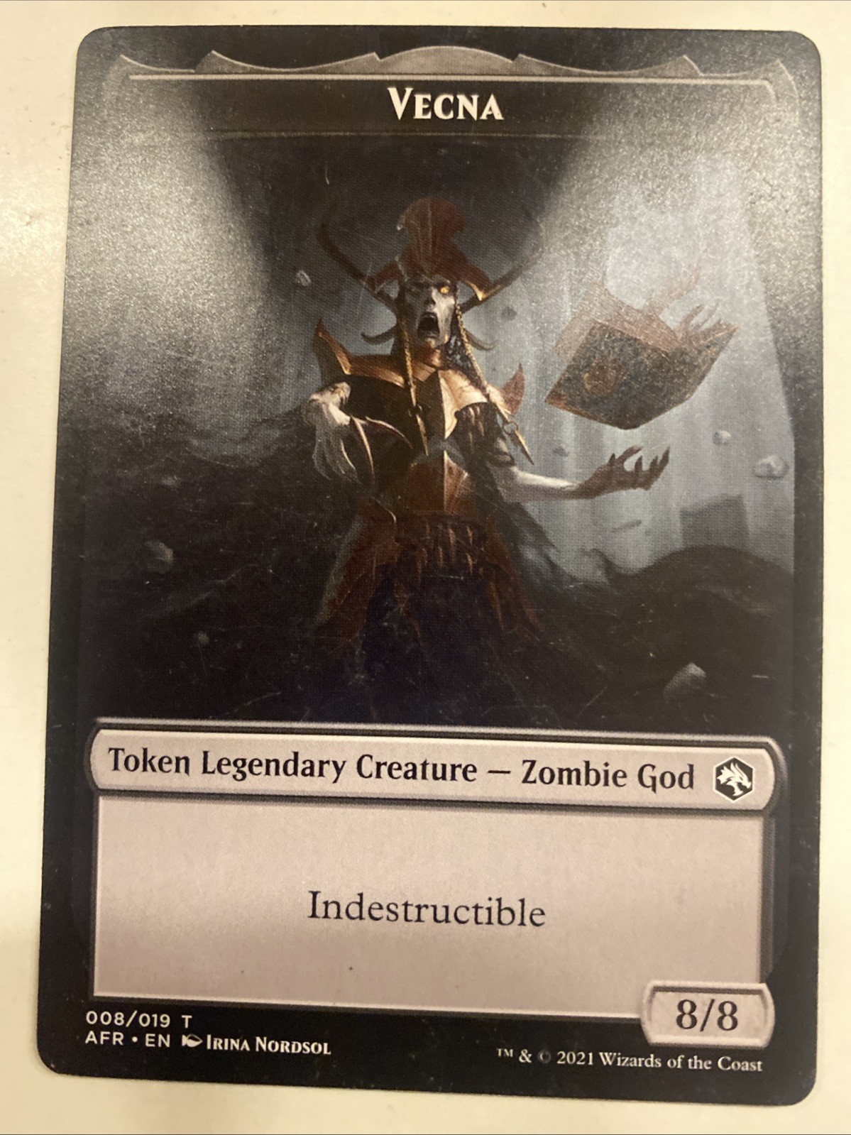 Vecna Token Adventures in the Forgotten Realms Regular