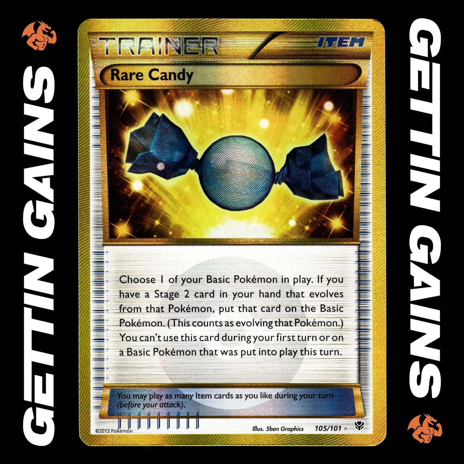 Rare Candy – 105/101 – Secret Rare – Plasma Blast – Pokemon Card – MP