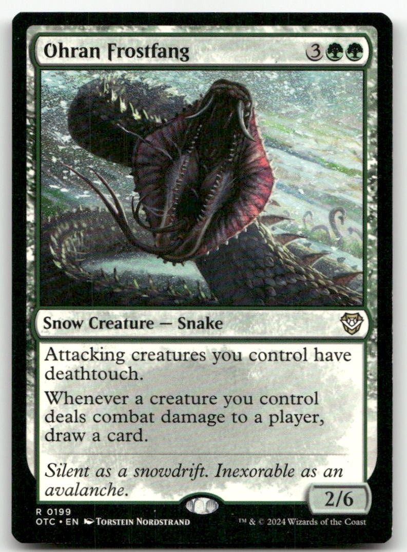 Ohran Frostfang #199 (NM) Thunder Junction OTC Magic MTG