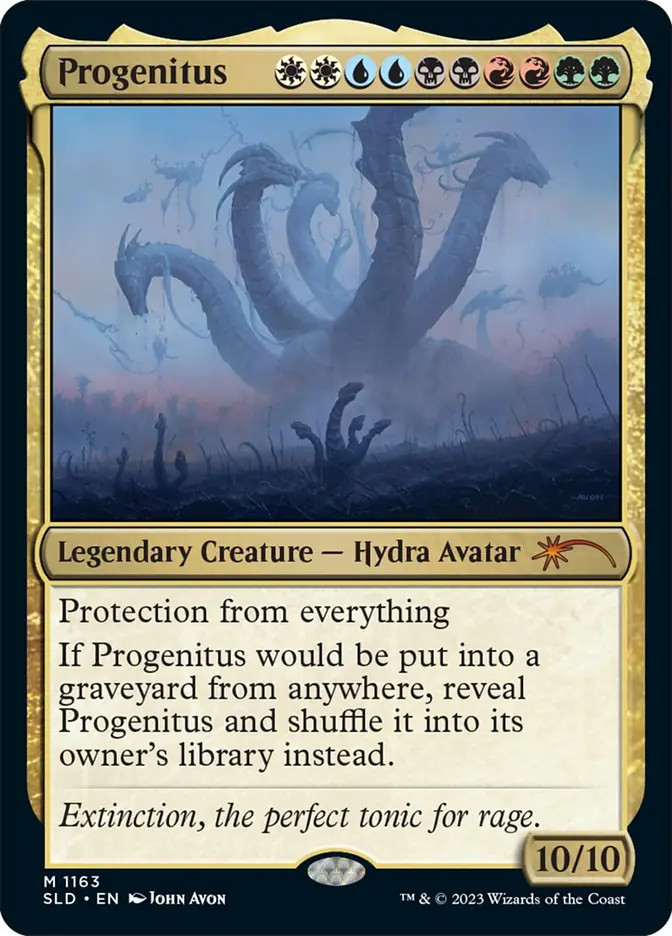 Progenitus – MTG Secret Lair: John Avon Rare Art – NM Magic Cards x1 (Hydra)