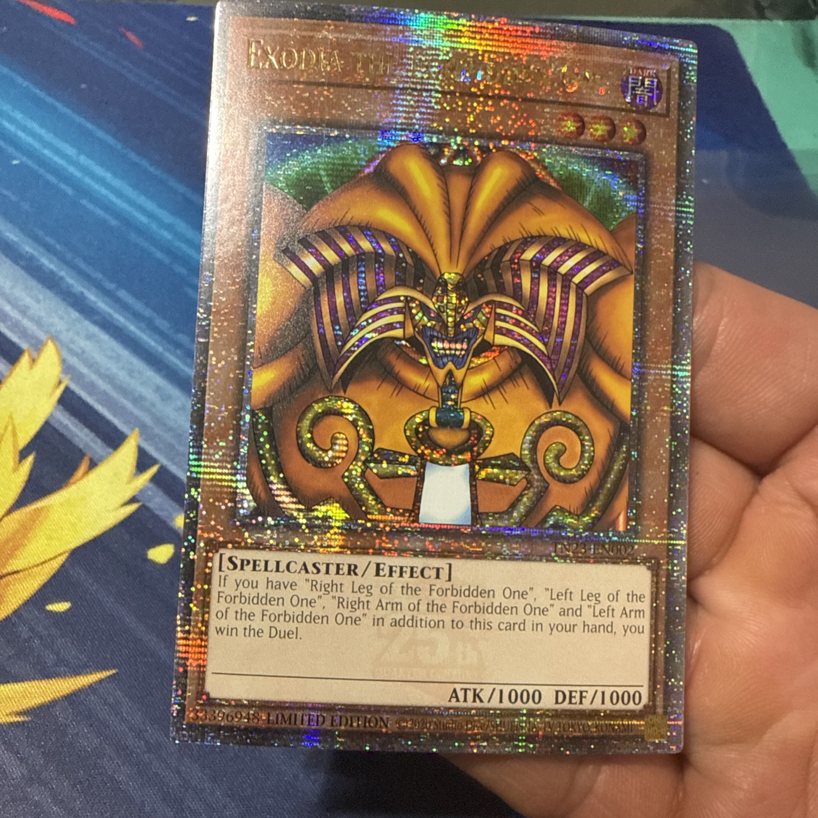 Exodia The Forbidden One TN23-EN002 Quarter Century Rare NM Yugioh Card