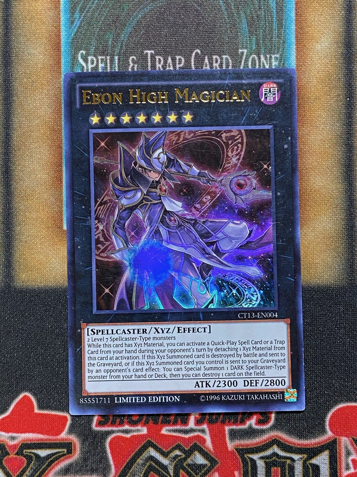 Yugioh Ebon High Magician CT13-EN004 Ultra Rare Limited Edition NM