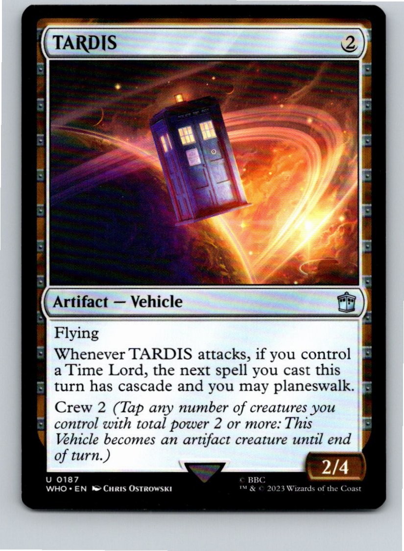 Magic the Gathering TARDIS Universes Beyond: Doctor Who MTG Free Shipping!