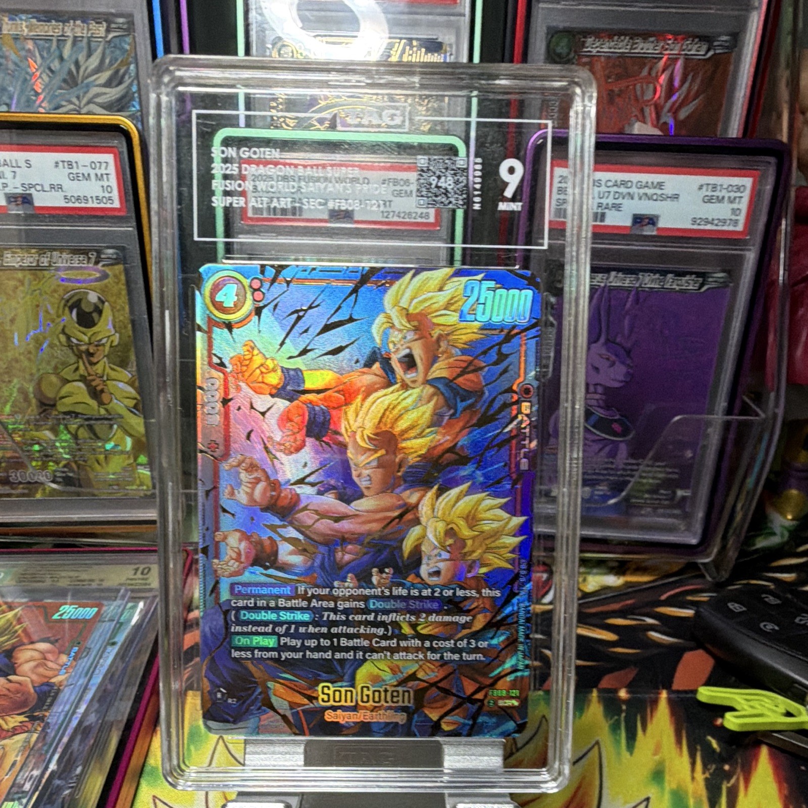 Fusion World – Son Goten FB08-121 SCR Super Alt Art – Saiyan’s Pride – English