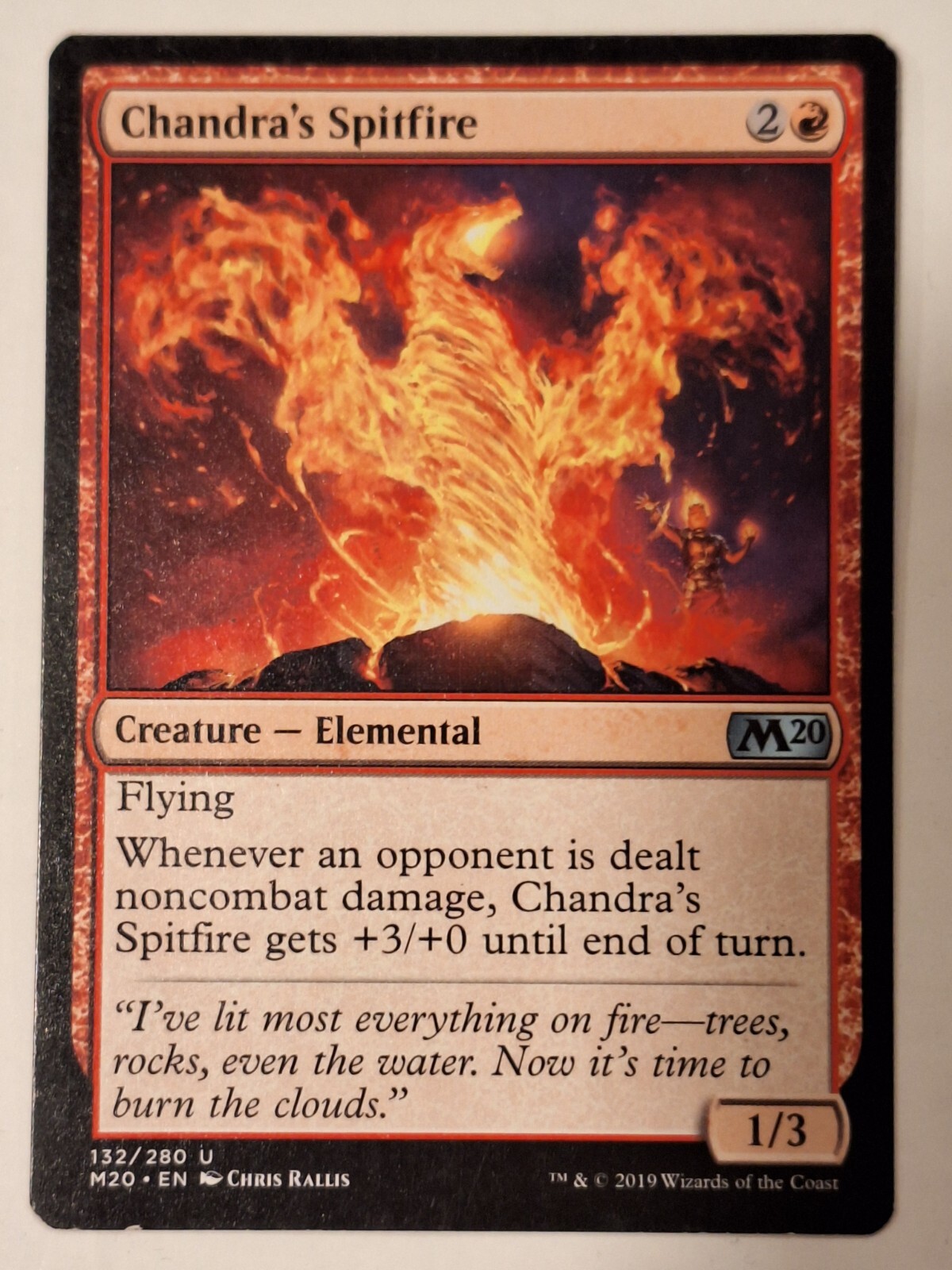 Chandra’s Spitfire – Magic 2020 Core Set M20 – Magic the Gathering MTG Nice!