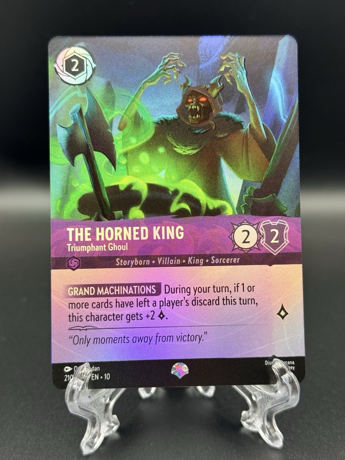 The Horned King – Triumphant Ghoul (Epic) 210/204 Whispers in the Well Holo
