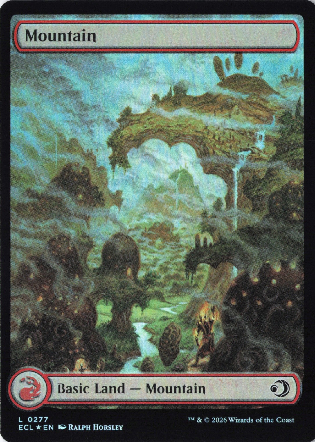 Mountain (0277) Lorwyn Eclipsed Foil NM 277