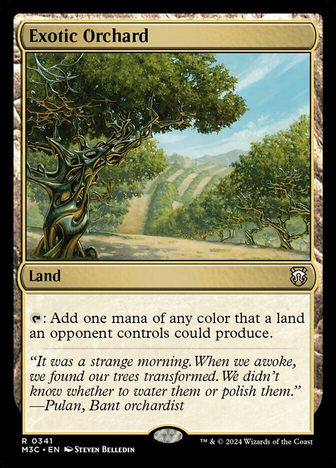 Exotic Orchard 0341 Non Foil Rare Modern Horizons 3 Commander MTG NM