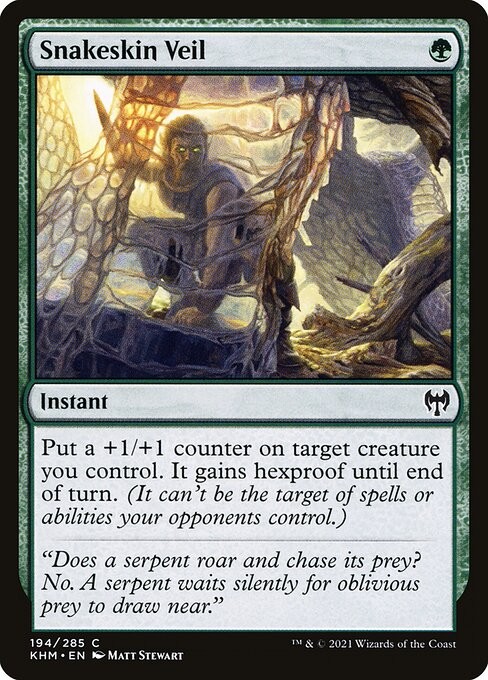 MTG Snakeskin Veil [KHM] #194 en