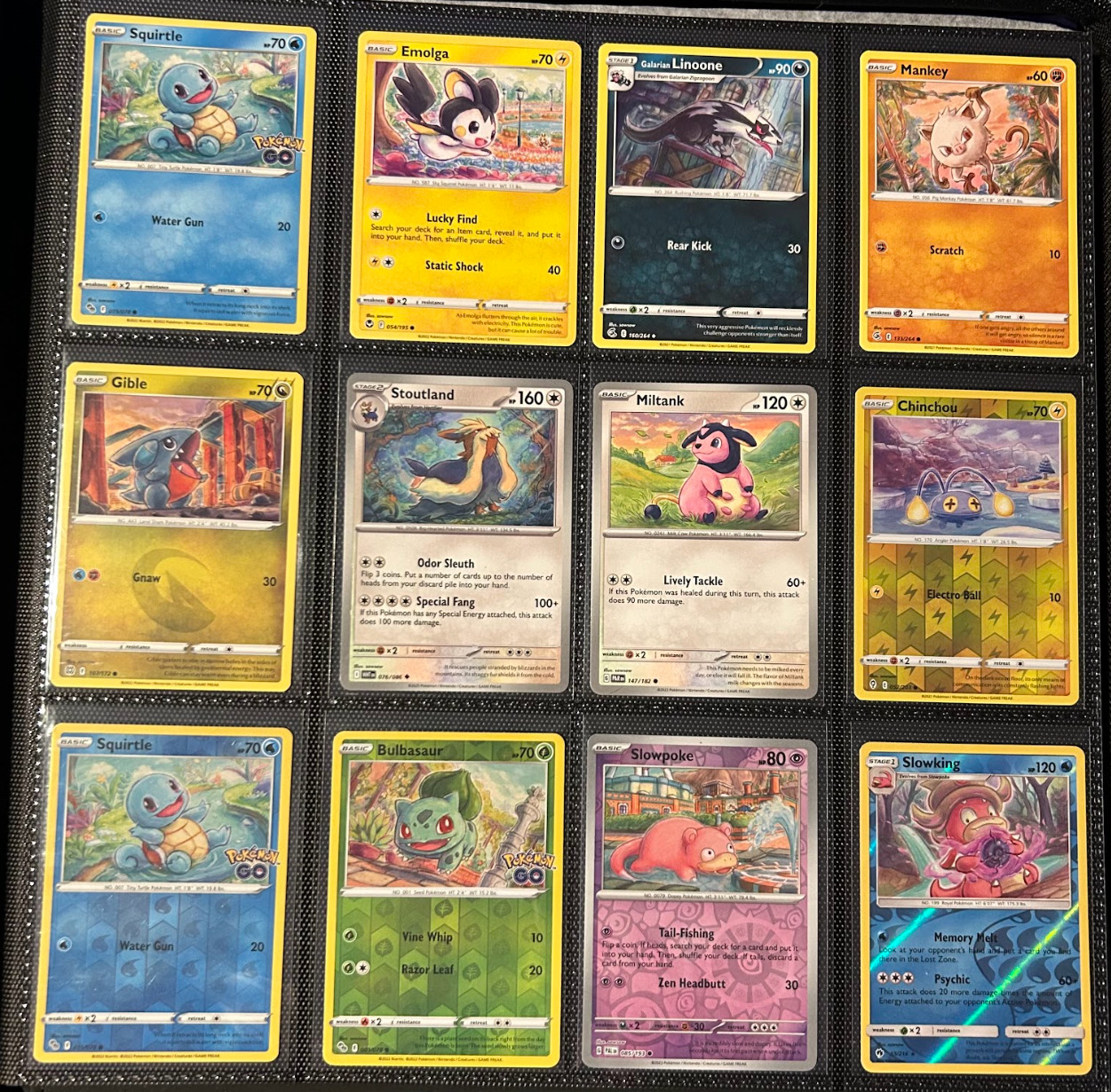 Pokemon sowsow Illustration Set (19 Unique Card Artworks + 5 Rev Holos)