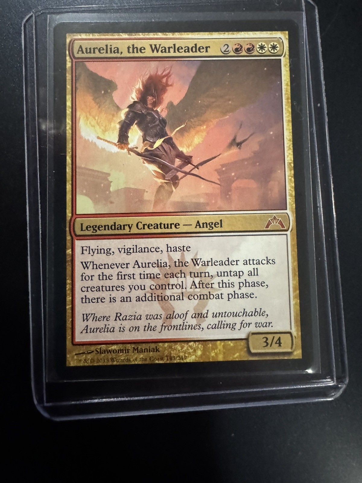 Aurelia, the Warleader Normal Mythic Gatecrash 143 NM MTG TCG