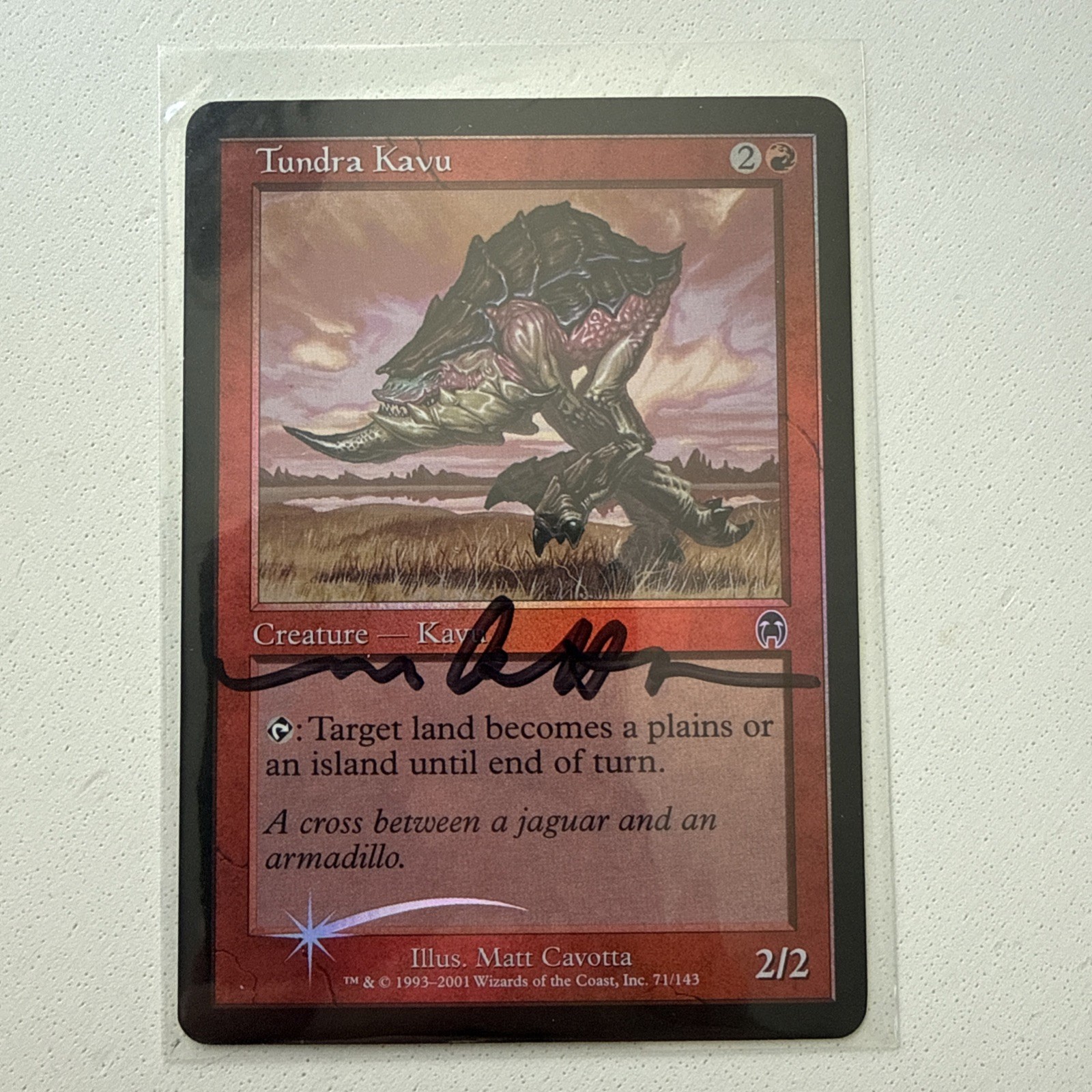 1x Signed Tundra Kavu FOIL Apocalypse LP Free shipping