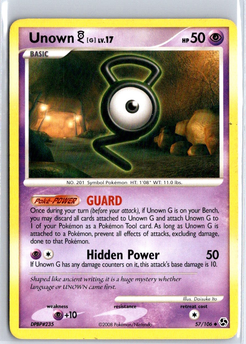 Unown [G] 57/106 Uncommon Great Encounters LP Daisuke Ito