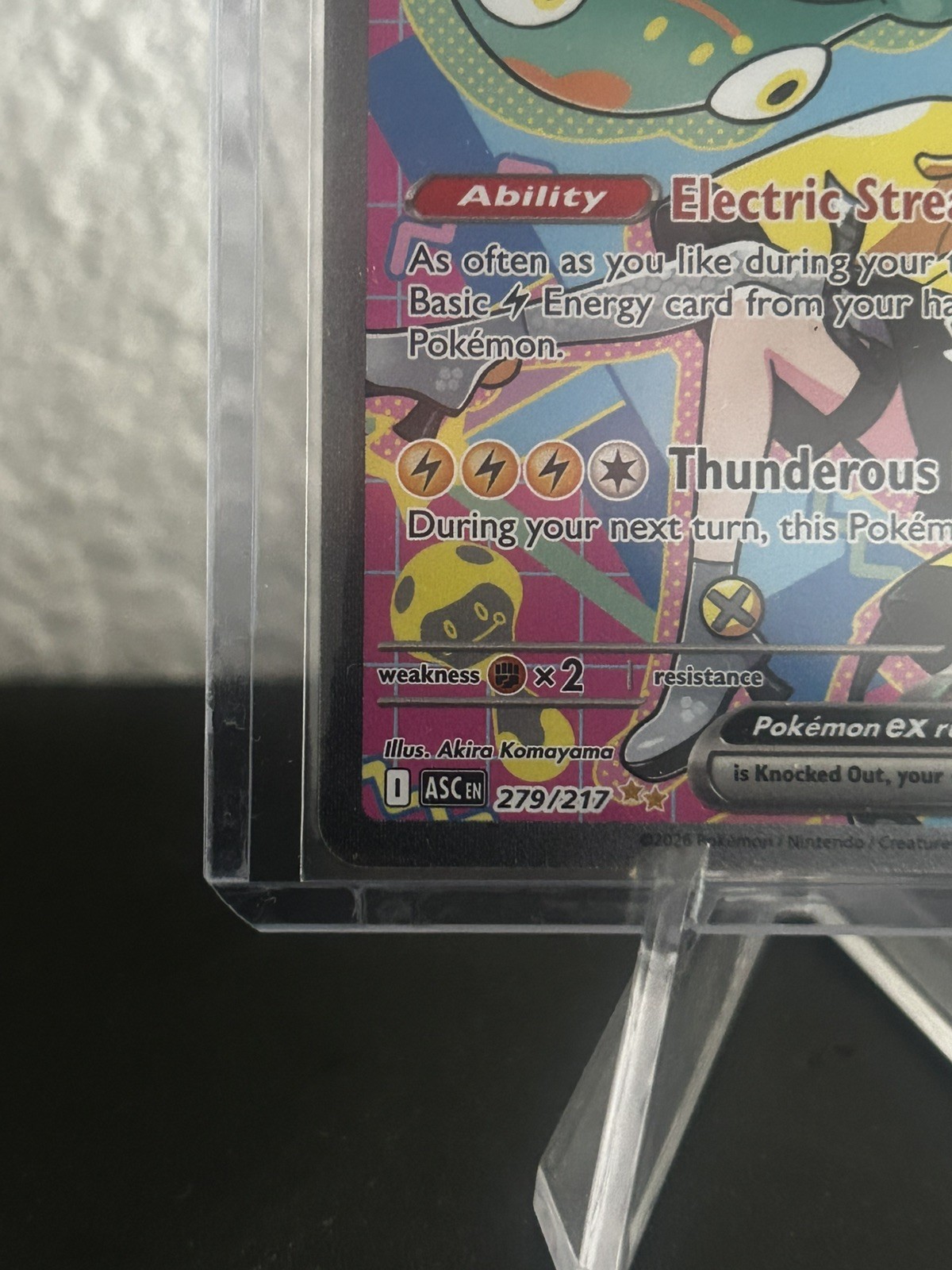 Pokemon Ascended Heroes Ionos Bellibolt ex 279/217 Special Illustration Rare SIR